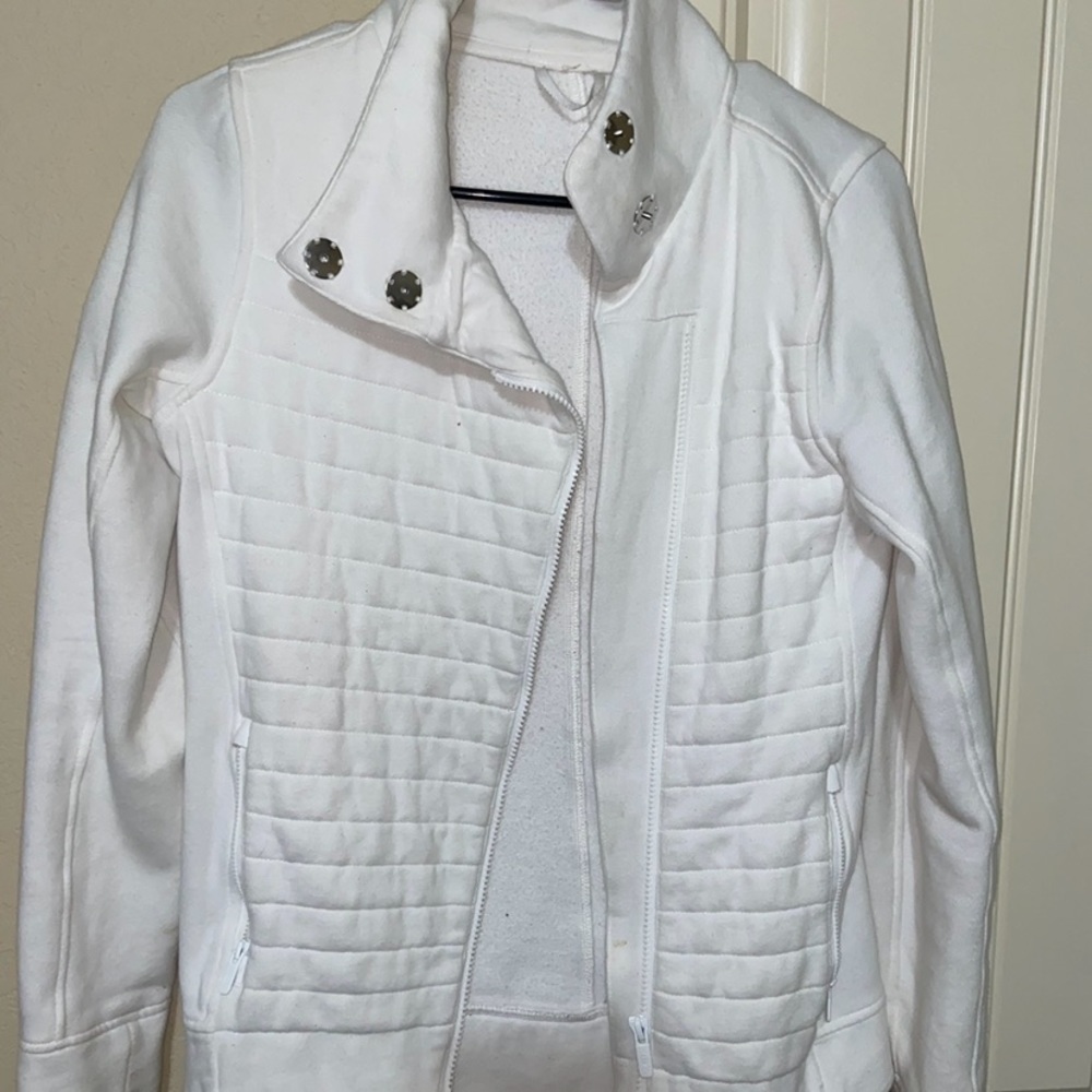 Lululemon white athletic jacket